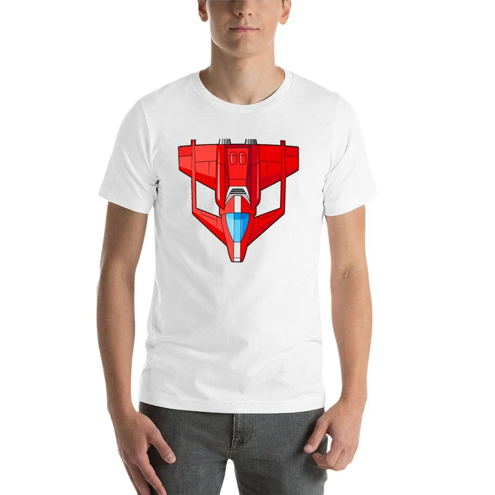 لوحة الصدر المقاتلة Voltron Vehicle Force Falcon VT # 5 تي شيرت الزنجبيل القطن التي شيرت 100٪ رجل تي شيرت القطن الثقيل تي شيرت