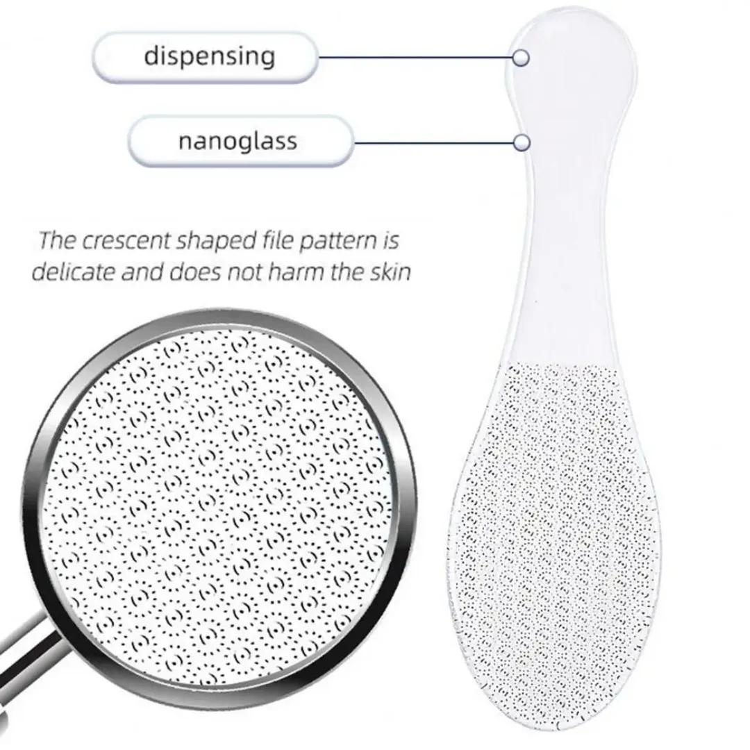 Glas Eelt Verwijderen Voet Bestand Exfoliërende Voet Grinder Harde Dode Huid Eelt Remover Voet Scrubber Pedicure Voetverzorging Gereedschap