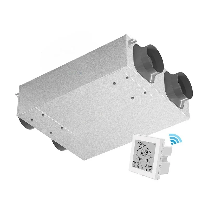 E-VIPO HEPA Filter Fresh Air Ventilation System Air Recuperator Heat Recovery Ventilation Unit ERV Energy Recovery