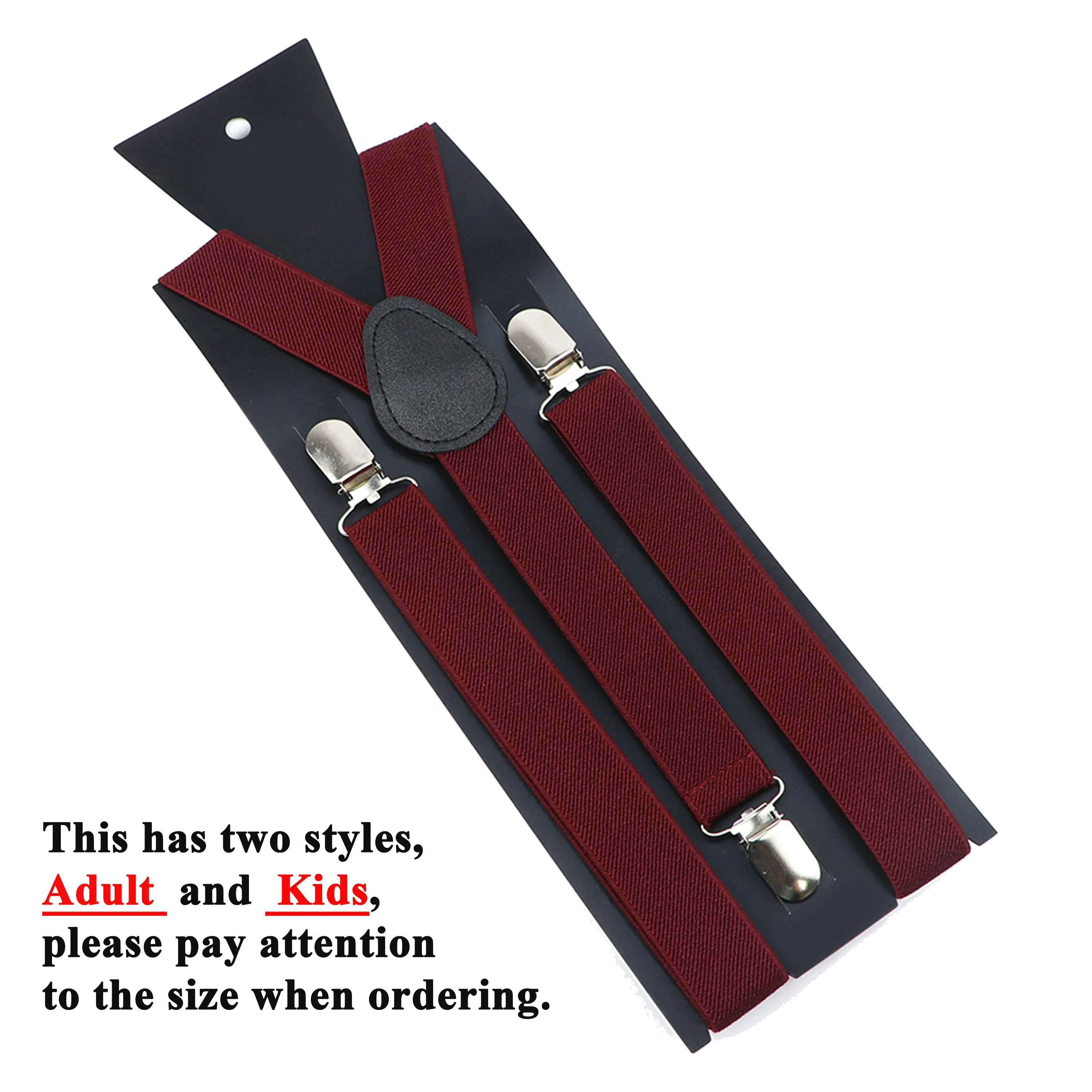 Colorful Elastic Leather Suspenders Men Kid Boys Straps Unsex Clip-on Buckle Wedding Adjustable Suspension For Shirt Accessories