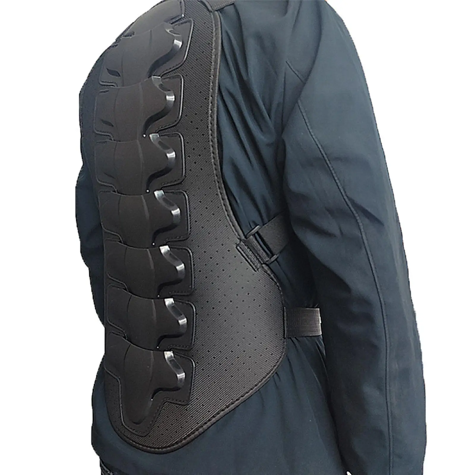 Inner Protector Motorcycle Jacket PE EVA Velvet Elastic Removable Back Protection Pad for Biker Clothing Protection and Safety