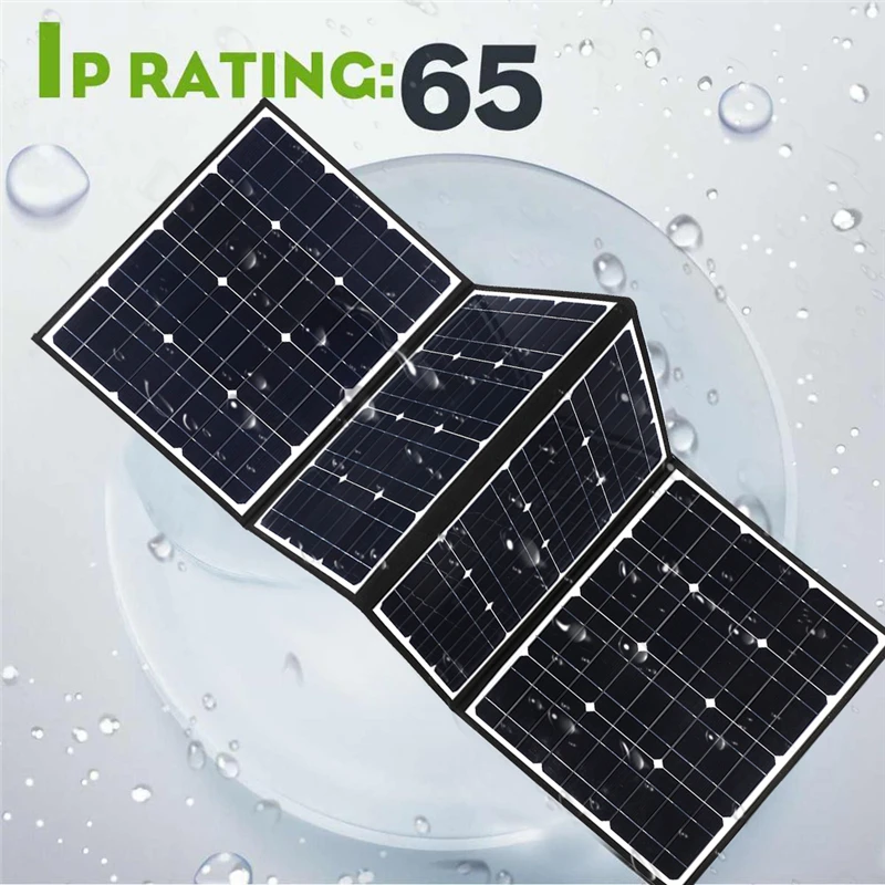 18V 400W Solar Panel USB Output Monocrystallinel Waterproof Solar Cells Folding Package with 10/20/30/40/50A/60A Controller