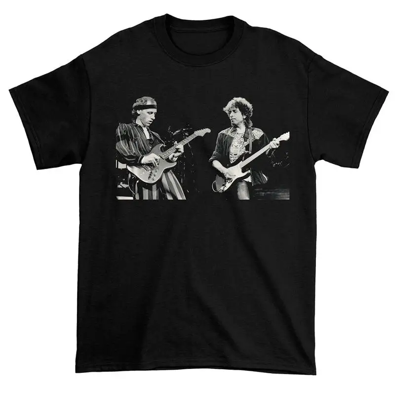 Bob Dylan Playing With Dire Straits Men T-shirt Black Tee All Sizes 2F297