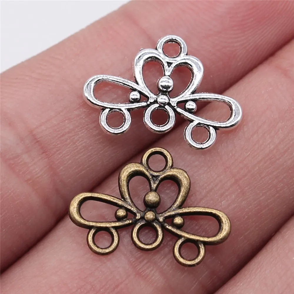 

Wholesale 300pcs/bag 18x13mm Charm Earrings Connection For Jewelry Making Earrings Connection Charm