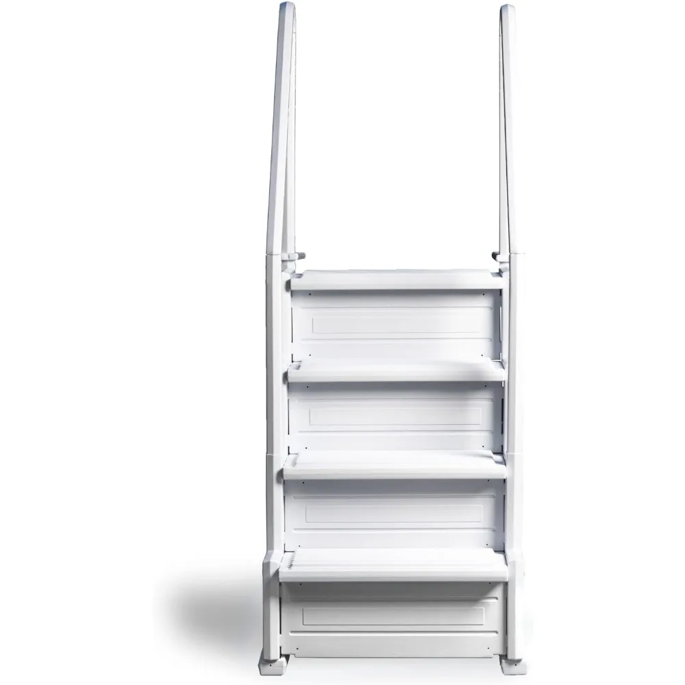 Escada fácil para piscina para piscinas acima do solo