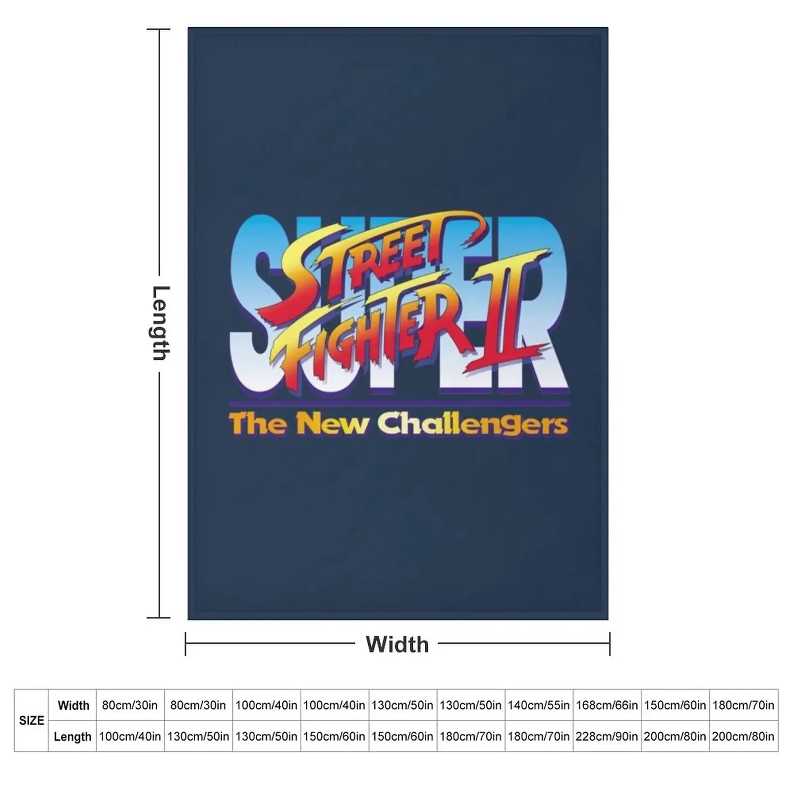 Super Street Fighter II Vintage Video Game Logo Throw Blanket Winter beds Thins christmas decoration Soft Big Blankets