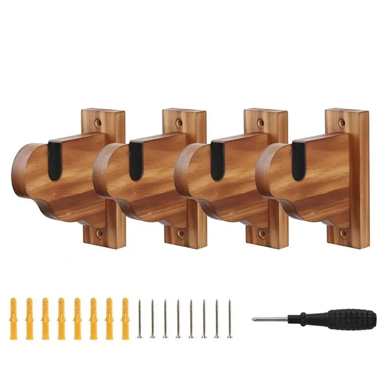 【special】for-wall-display-storage-4pcs-wooden-skateboard-for-wall-mount-space-saving-rack-hanger-for-skateboards-in-home-deco