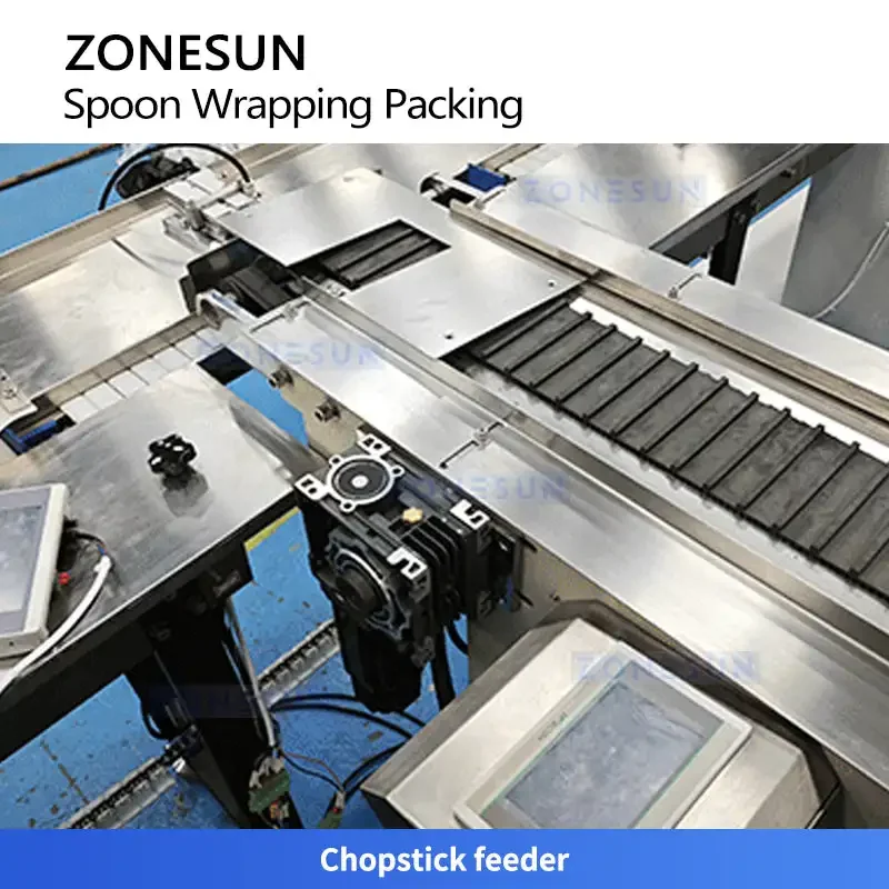 ZONESUN ZS-DFSP350 Disposable Cutlery Wrapping Machine Tableware Packing Machine