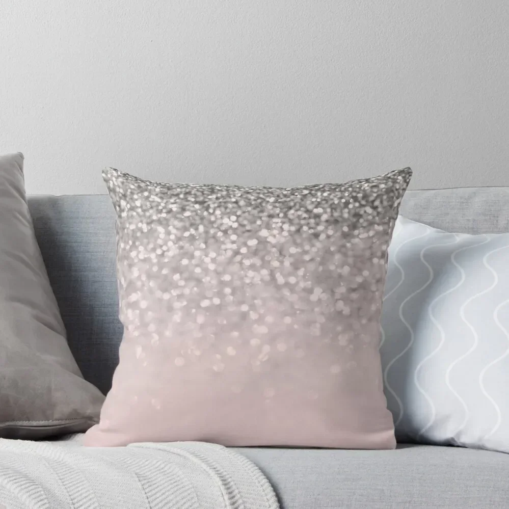 

Sparkling Silver Blush Glitter #1 (Faux Glitter) #shiny #decor #art Throw Pillow Decorative pillowcase Cushions For Sofa Pillow