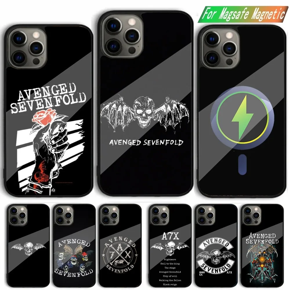 

A-Avenged S-Sevenfold A7X Band Phone Case For iPhone 15,14,13,12,11,Plus,Pro,Max Mini Magsafe Magnetic Wireless Charging