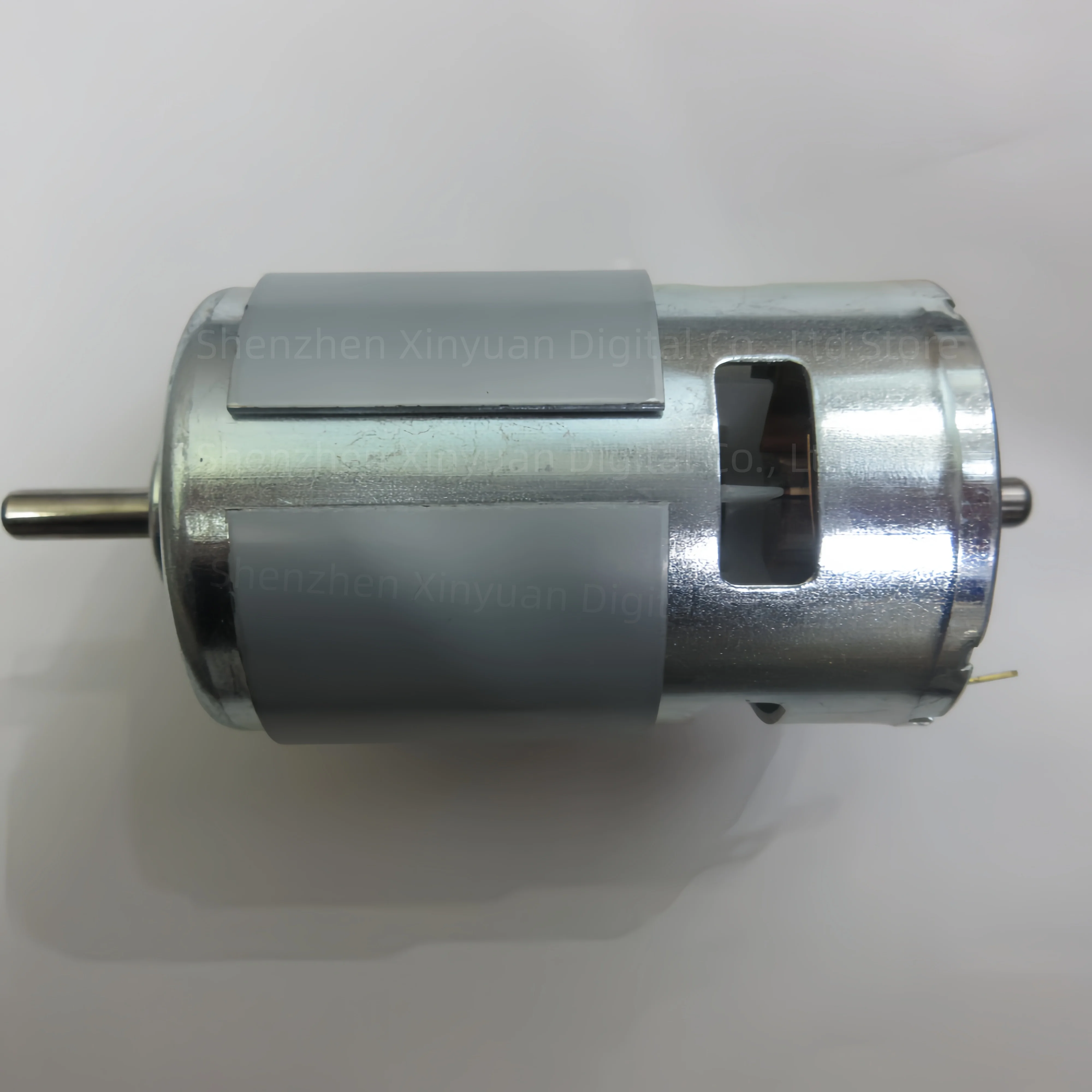 775 Motor 12-24VDC D-Axis Front and Rear Double Ball Bearings Circular Shaft Cooling Fan for High Torque in Robot Applications