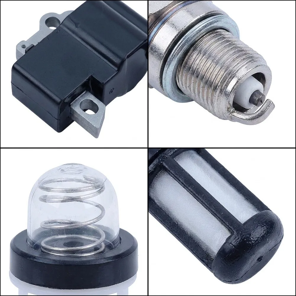 Ignition Coil Spark Plug-Kit For BR350 BR430 BR450 Backpack Leaf Blower Replacement Parts Garden Outdoor-Power Equipment Parts