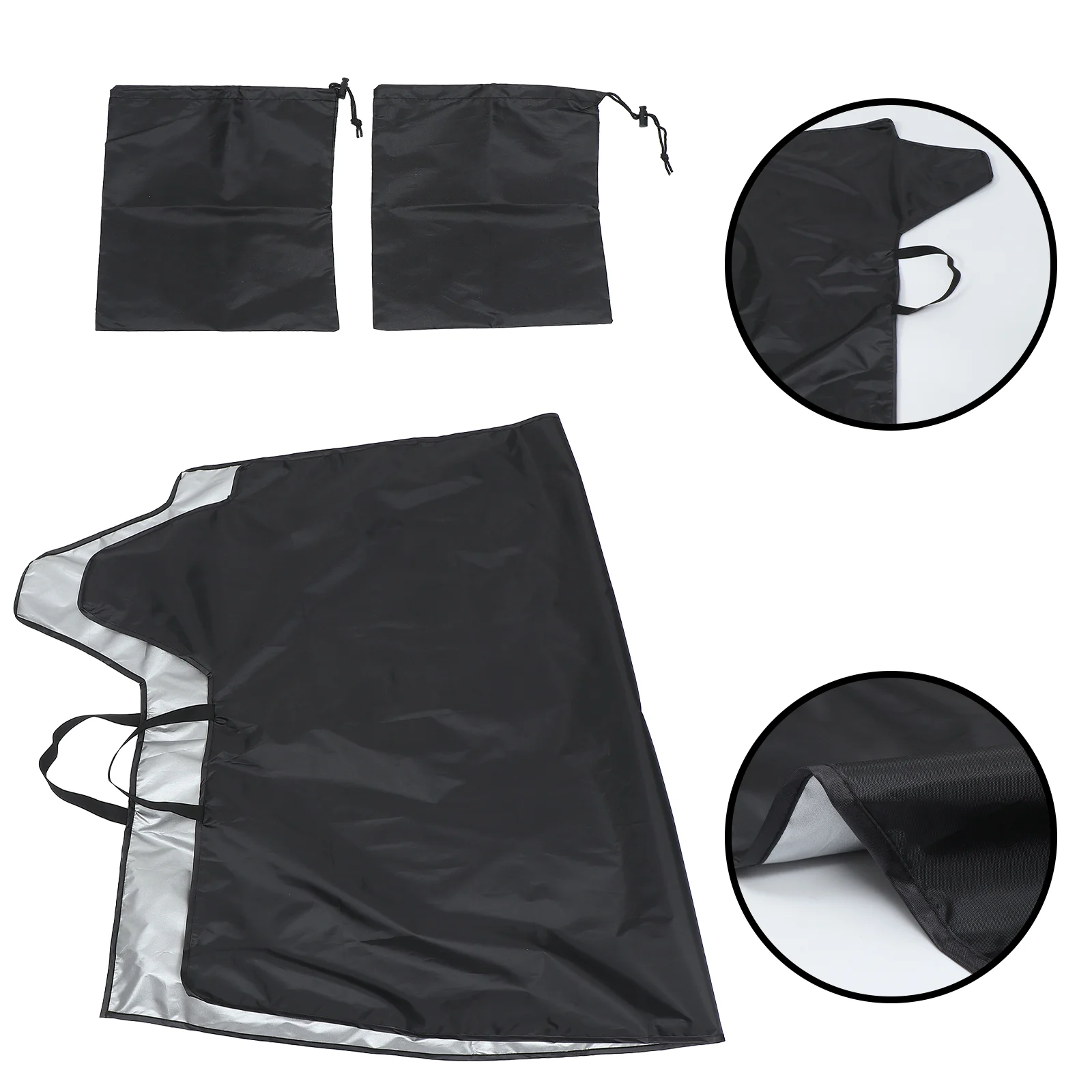 

Car Sunshade and Snow Shield Auto Ice Removal Cover Bonnets Cars Hood Protective Windshield Winter