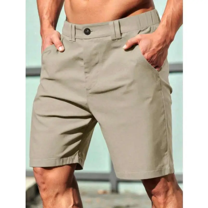 Männer Casual Reine Farbe ort Hosen mit kets Und Gürtel Reine Farbe Herbst Grenzüberschreitende Sle Bequeme Retro Ciwalk orts