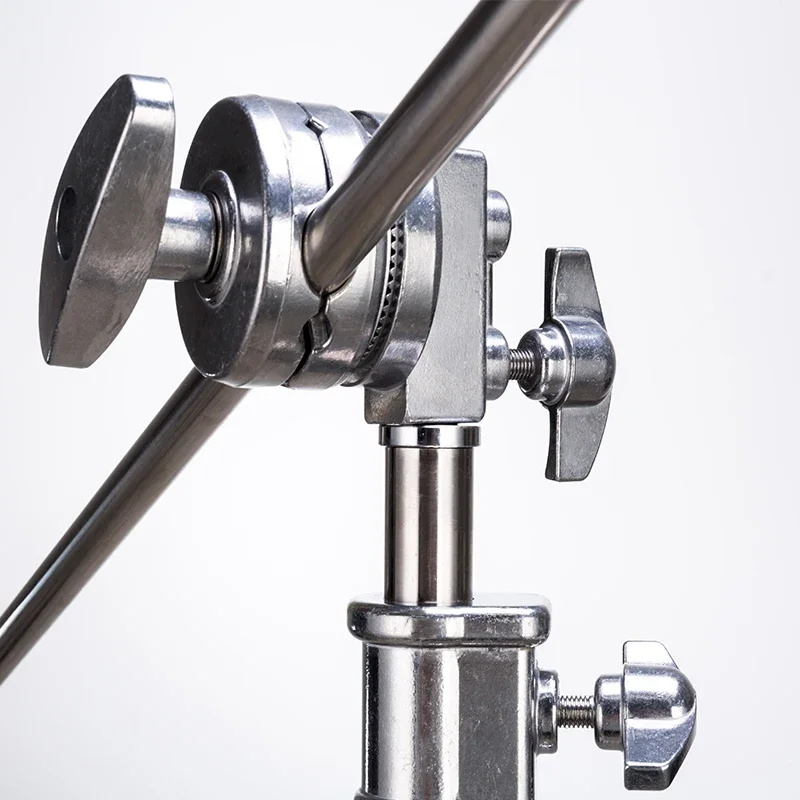 Stainless Steel  Heavy  stand photography light stand professional multi-function c-stand with Extension Arm Grip Head