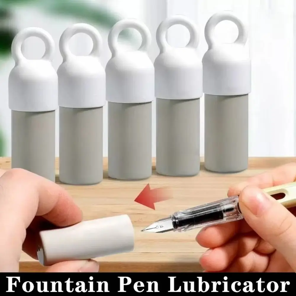 1pc Prevent Dry Ink Fountain Pen Lubricator Blockage Prevention No-wash Tip Wet Cleaner Pen Tip Lubricating Liquid