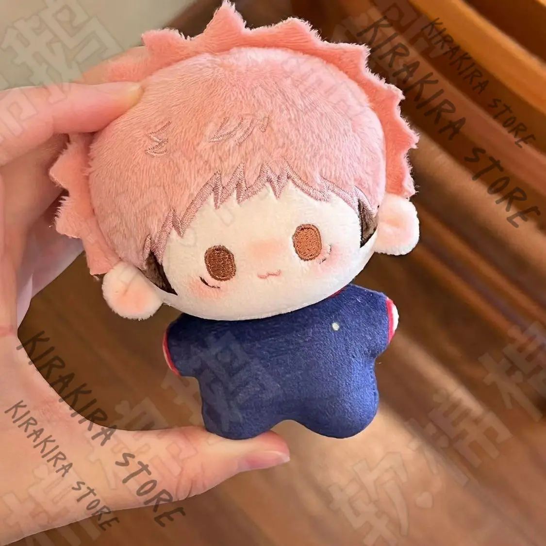 

10cm Itadori Yuji Cotton Pendant Jujutsu Kaisen Cosplay Craft Keychain Kawaii Printing Figurine Mascot Maumet High Quality