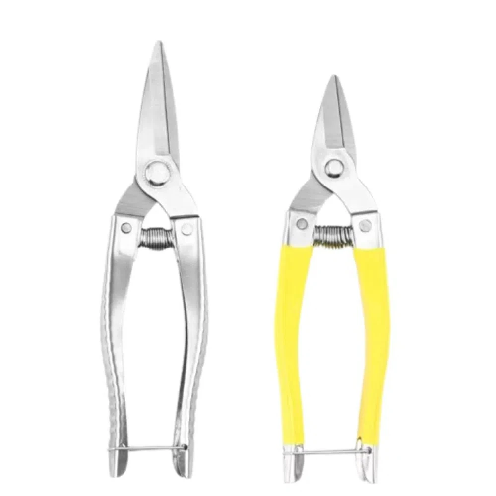 

Бытовые секаторы с прямой головкой из нержавеющей стали и автоматическими ножницами для ветвей с возвращающей пружиной, прочные, многоцелевые