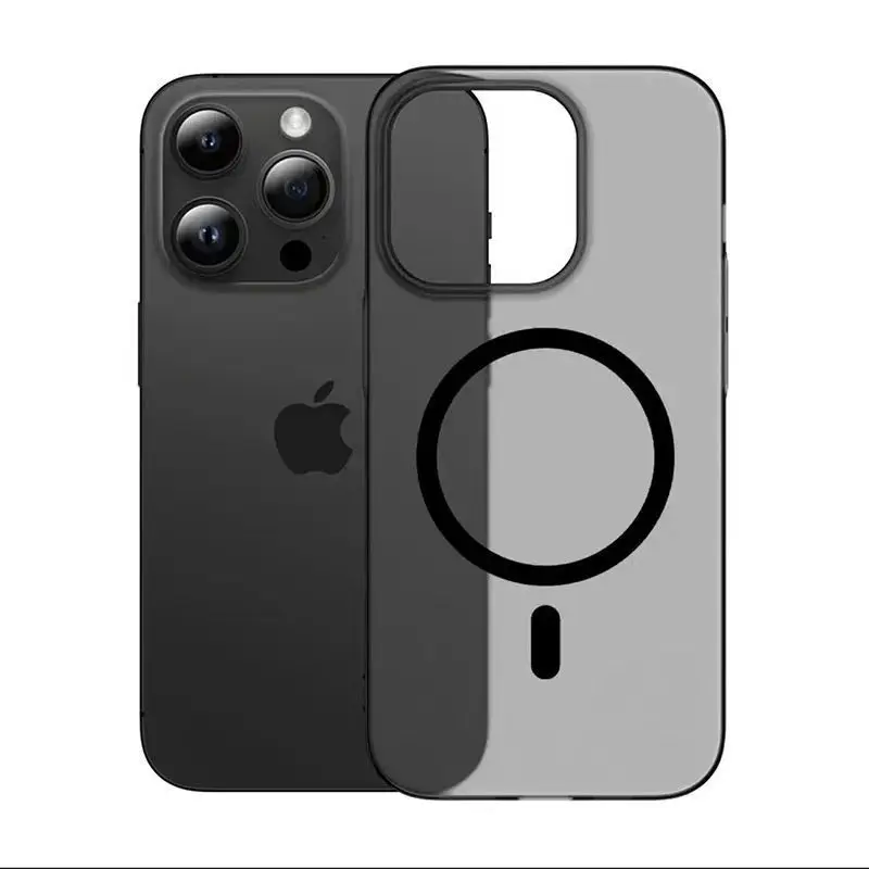 

Матовый полупрозрачный магнитный чехол Magsafe для телефона iPhone 17 Air 16 15 Pro Max 14 Plus 13 12 11, противоударный чехол с беспроводной зарядкой