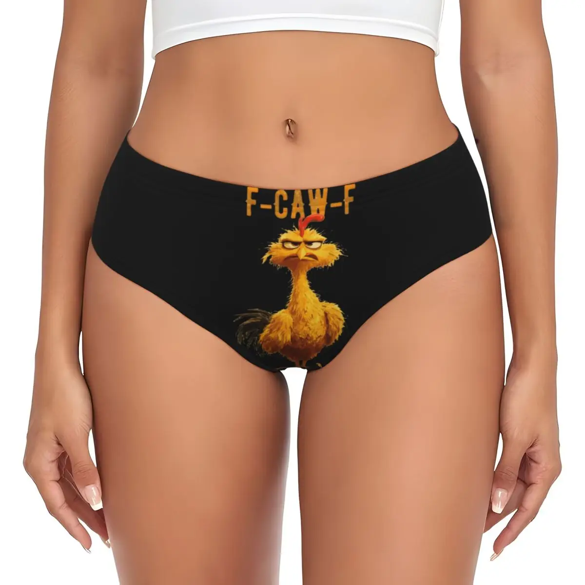

Женские забавные трусики F-Caw-F Chicken FCAWF, дышащие, для женщин