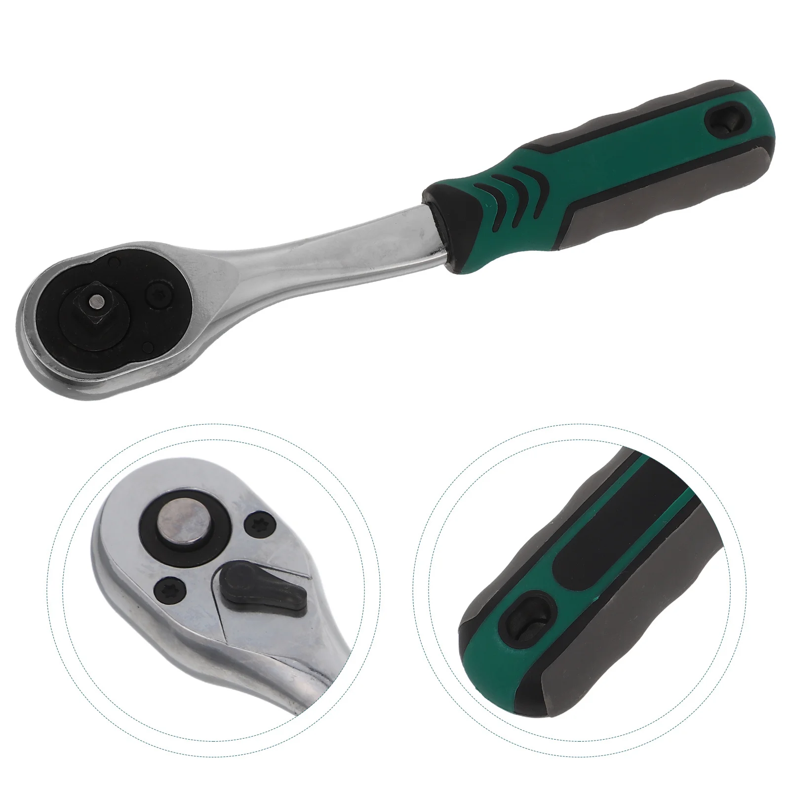 

72-Tooth Quick-Release Ratchet Socket Wrench 10mm Drive Handle Precision Engineering for Automotive Maintenance and Industrial