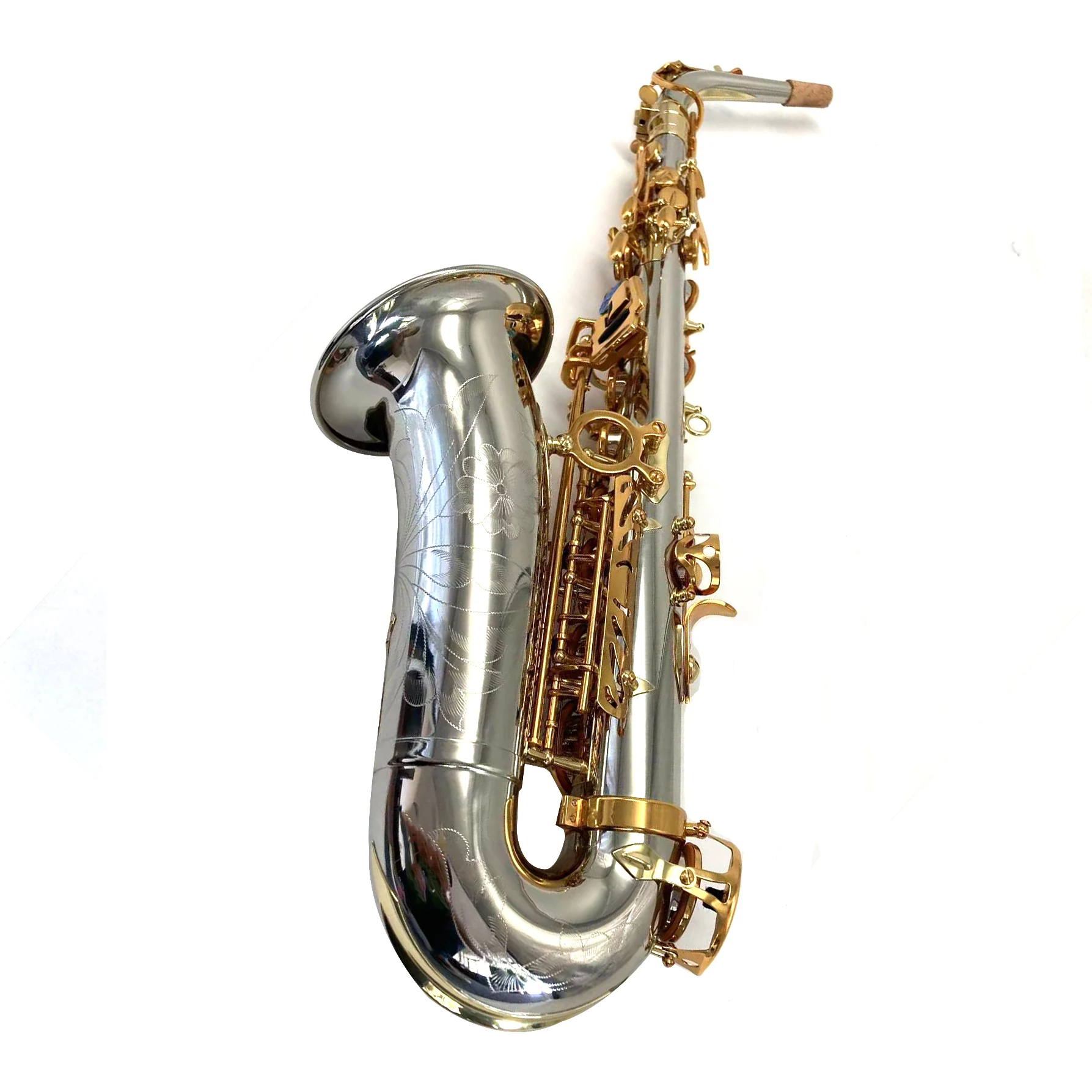 Hot Selling Withe Brass Material Body Gold Lacquer Key High Quality Alto Saxophone
