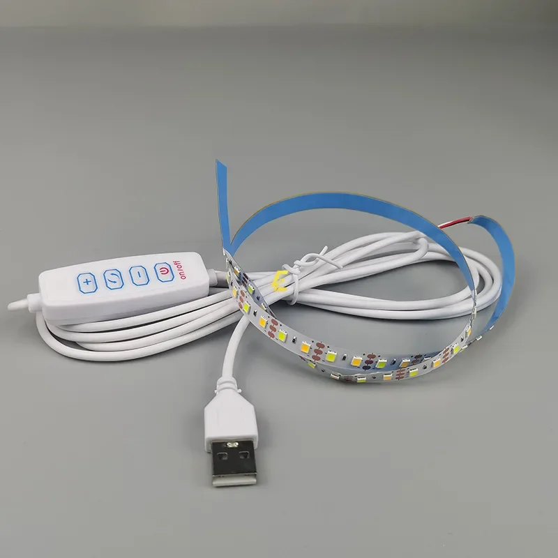 شريط LED للرسم بضوء USB ، متغير بثلاثة ألوان ، طلاء مضيء ساطع ، 3 ألوان ، 5 فولت ، من من من من من من من من نوع USB