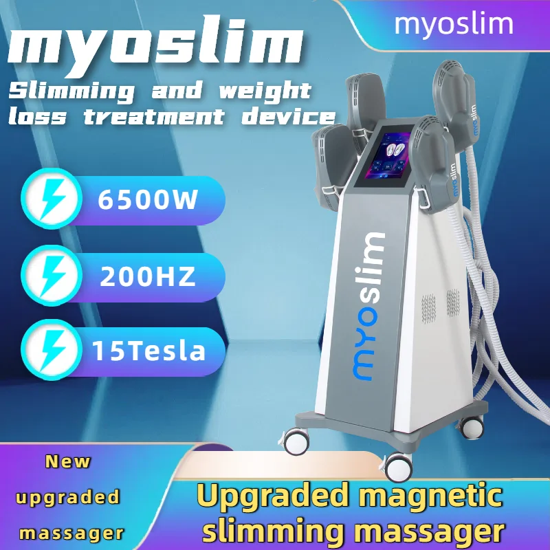 

Myoslim EMS Body Shaper 15T 6500W Фирменная Новинка EMS для сжигания жира, коррекция фигуры, электромагнитная стимуляция, машина для формирования мышц