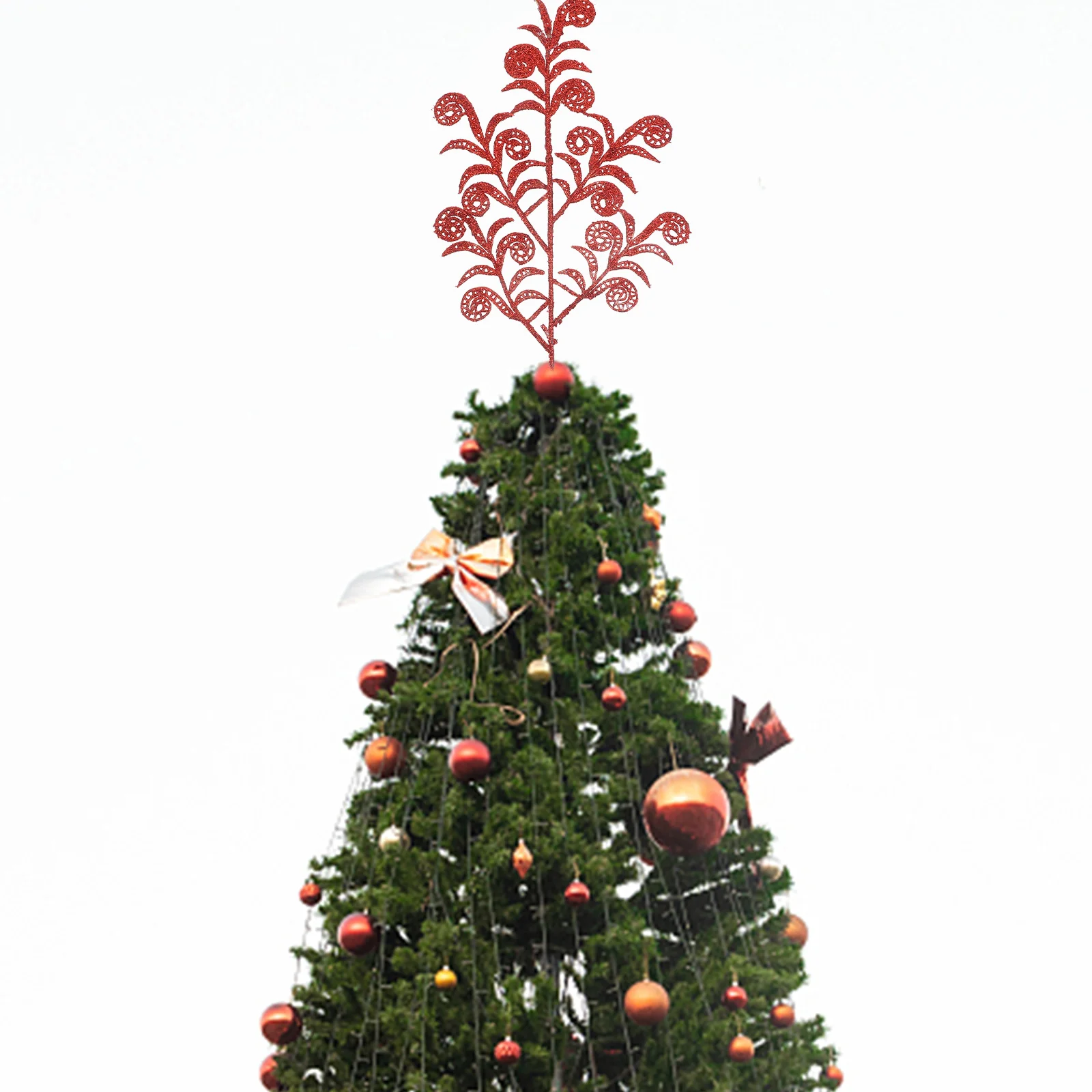 

14Pcs Artificial Christmas Leaves Simulation Plant Decor Glitter Leaf Xmas Tree Centerpiece Home Party Table Arrangement
