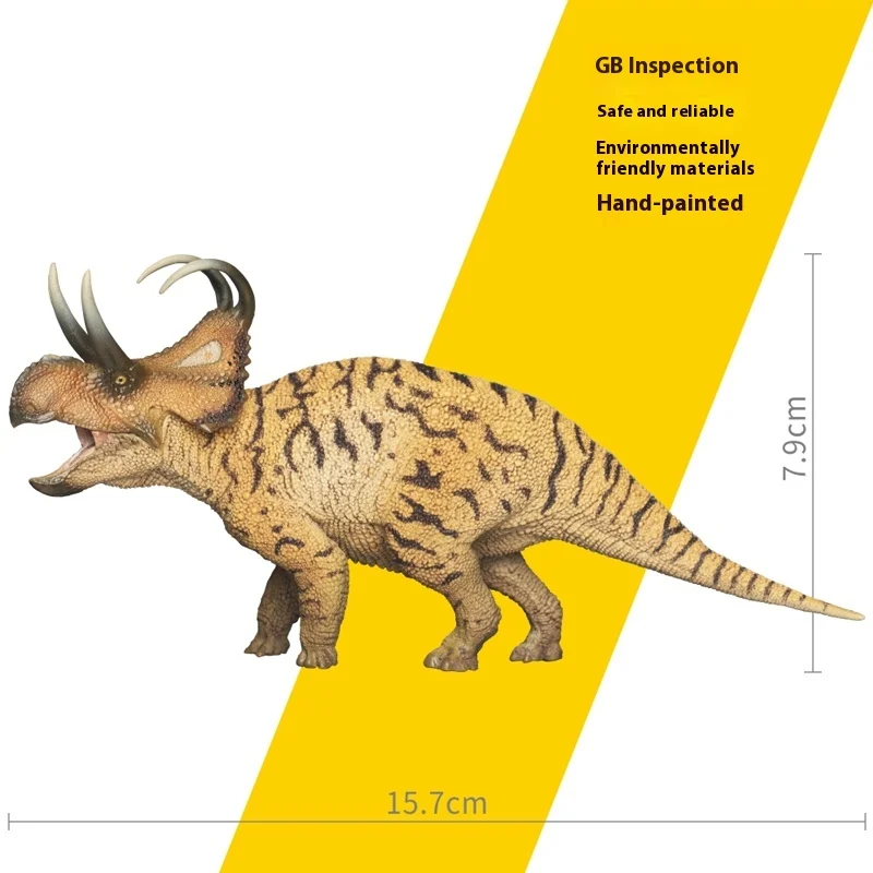 

Модель-компаньон роста короля динозавра 41, изогнутый меч, рогатый дракон Перес, восстановленная игрушка-динозавр, любитель ручной работы