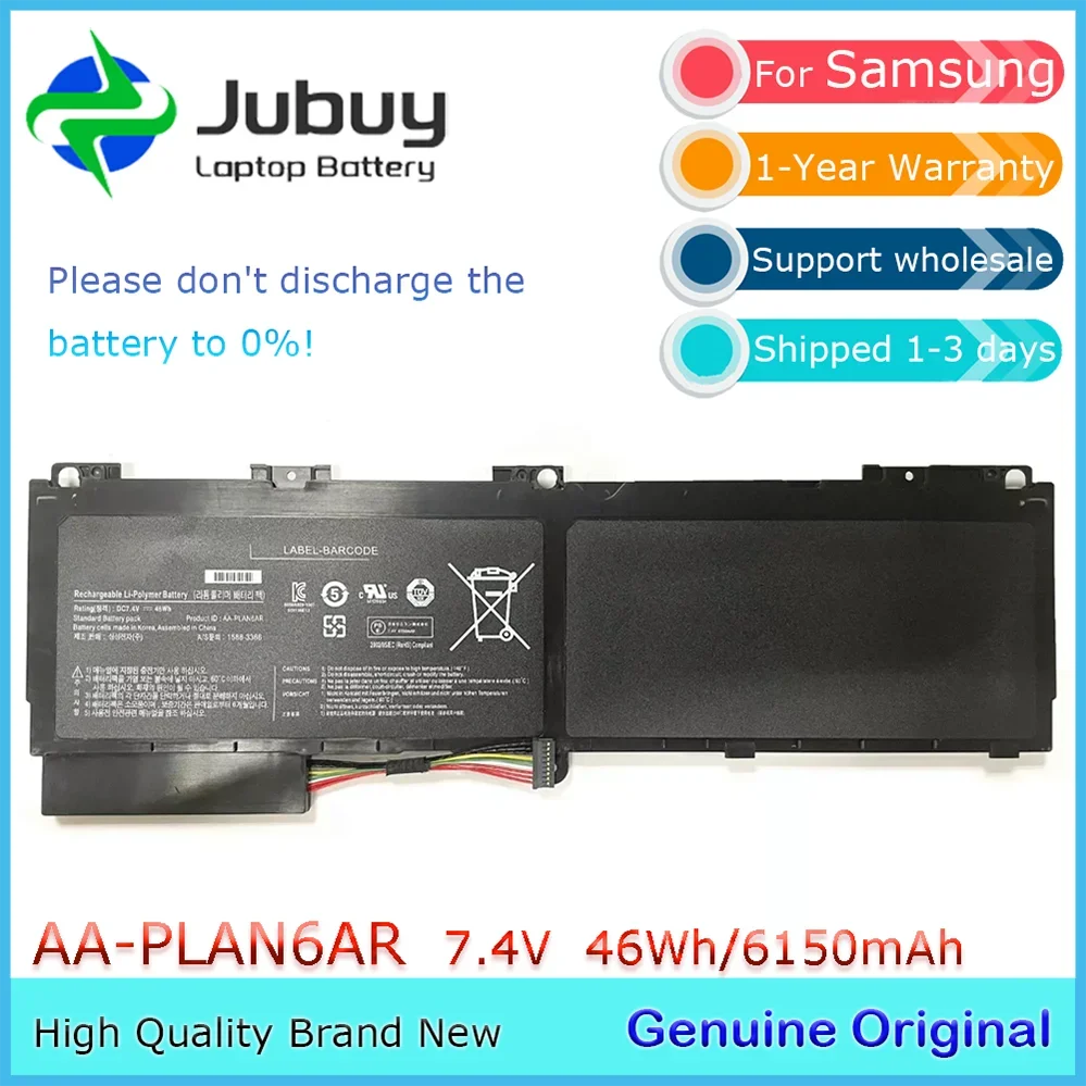 

Оригинальный аккумулятор для ноутбука AA-PLAN6AR 7,4 В 46 Втч для Samsung 900X1B-A02 900X3A-A01 BA43-00292A