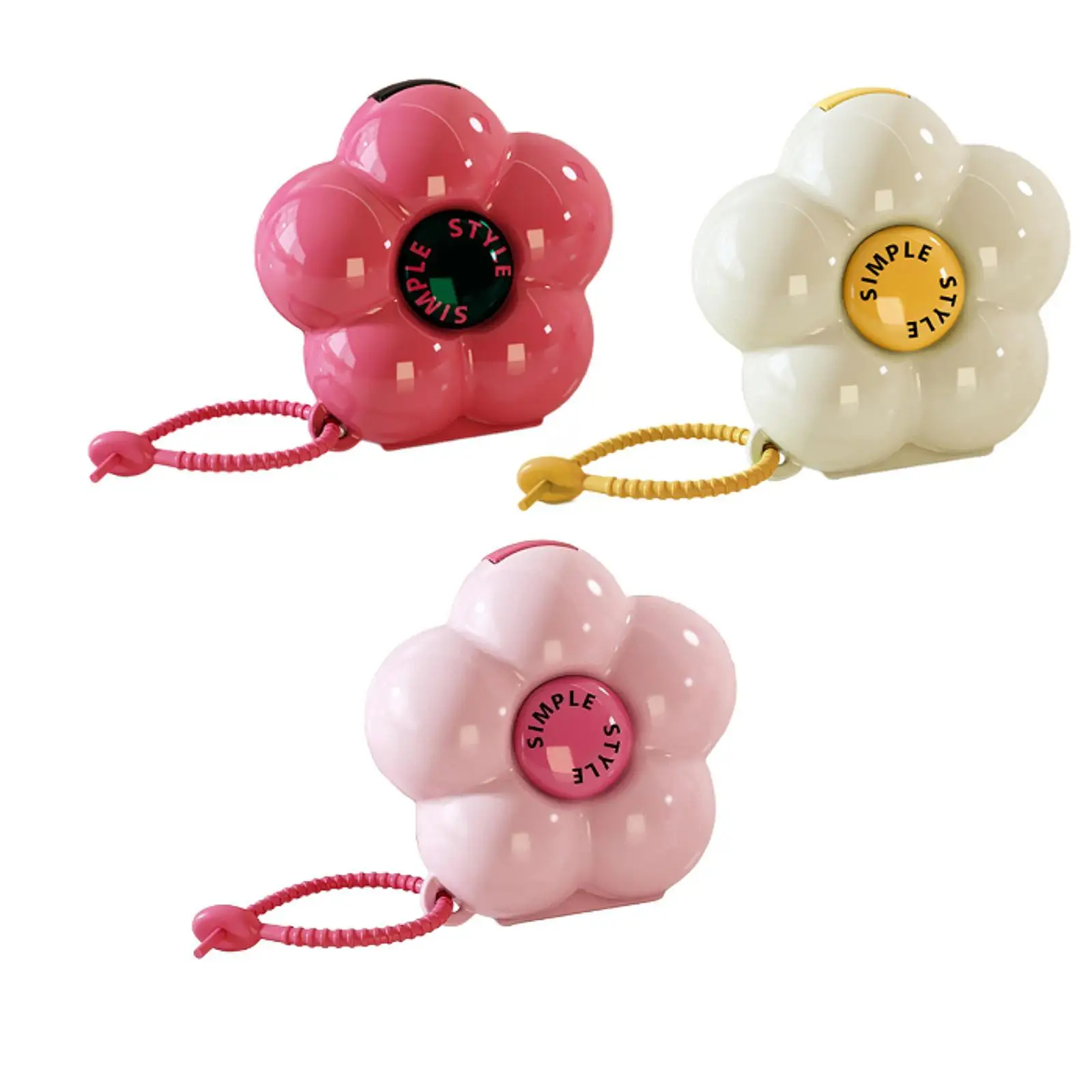 

Multifunctional Storage Box Earring Ring Case 5 Grid Flower Shape Fashionable Jewelry Case for Grandma Teacher Birthday Gifts