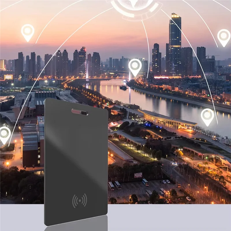 FFYY-Dompet Pintar Kartu Track Perangkat Pelacakan Lokasi Dompet Pengisi Daya Nirkabel Pencari Ponsel Berfungsi Untuk Menemukan Tag Pelacak Saya A