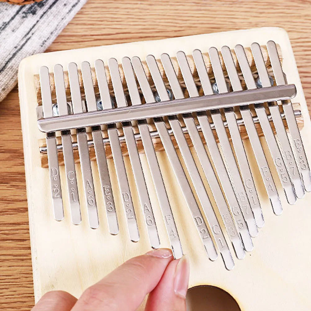 

Blank Thumb Piano Musical Instrument Hand-painted Kalimba DIY Kit s Painting Accessory