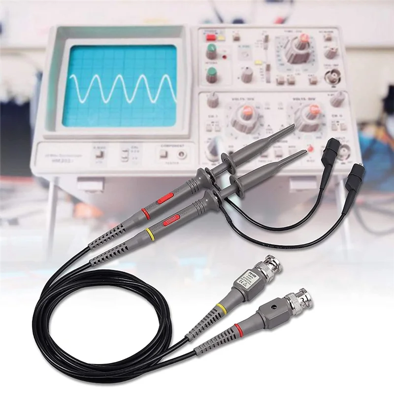 Sondas de Clip de osciloscopio, Kit de cables de prueba, BNC, P6100, 100 MHz