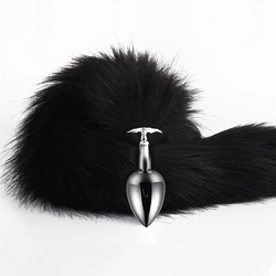 Fetish Cosplay Stage Props para Casais, Plug Anal, Cauda De Raposa, Na Bunda, Brinquedos Sexuais, Bdsm Masturbadores, Suprimentos Adultos, Gay Massageador de Próstata