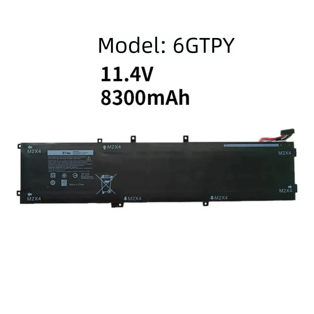 11.4V 8300mAh 4865mAh 7200mAh 6GTPY RRCGW H5H20 4GVGH  Battery For  Dell XPS 15-9560  9550  9570  7590  Laptop battery