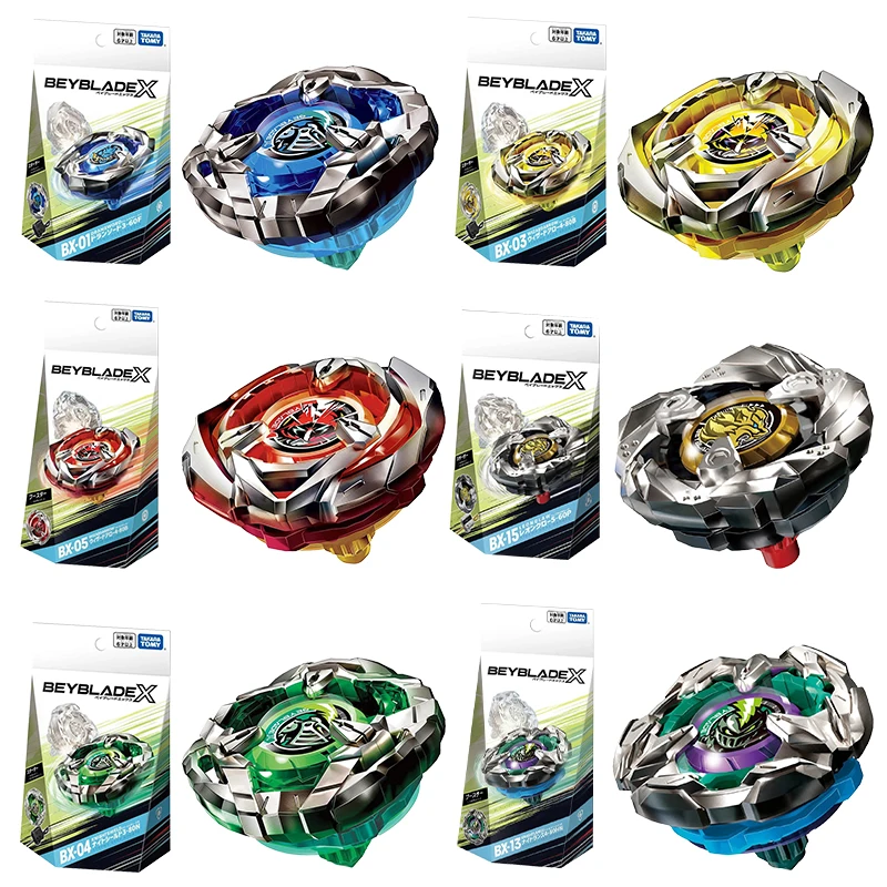 Original Takara Tomy Beyblade X BX-01 Starter Dran Sword BX02 BX03 BX04 BX05 BX13 BX22 Booster Launcher Set Children\'s Gifts Toy