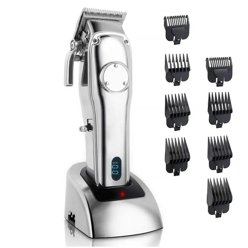 

2022 Men Hair Clipper With Charging Base Beard Trimmers Rechargeable Professional Pet Hair trimmer