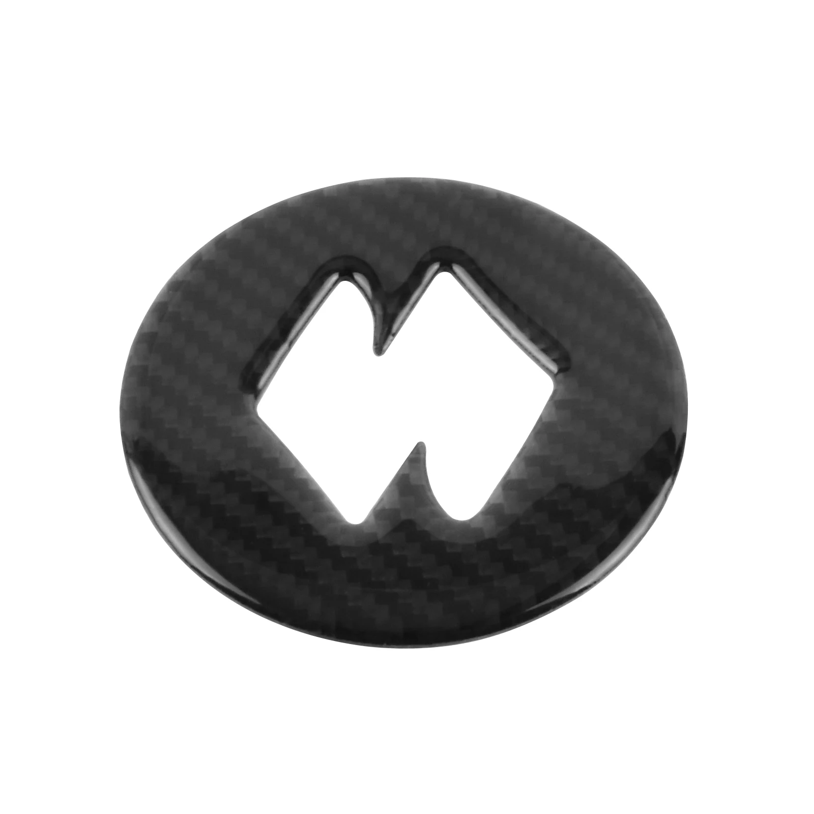 Car Steering Wheel Center Sticker For Suzuki Jimny 2019 2020 Interior Decoration Accessories Carbon Fiber Cover Decal
