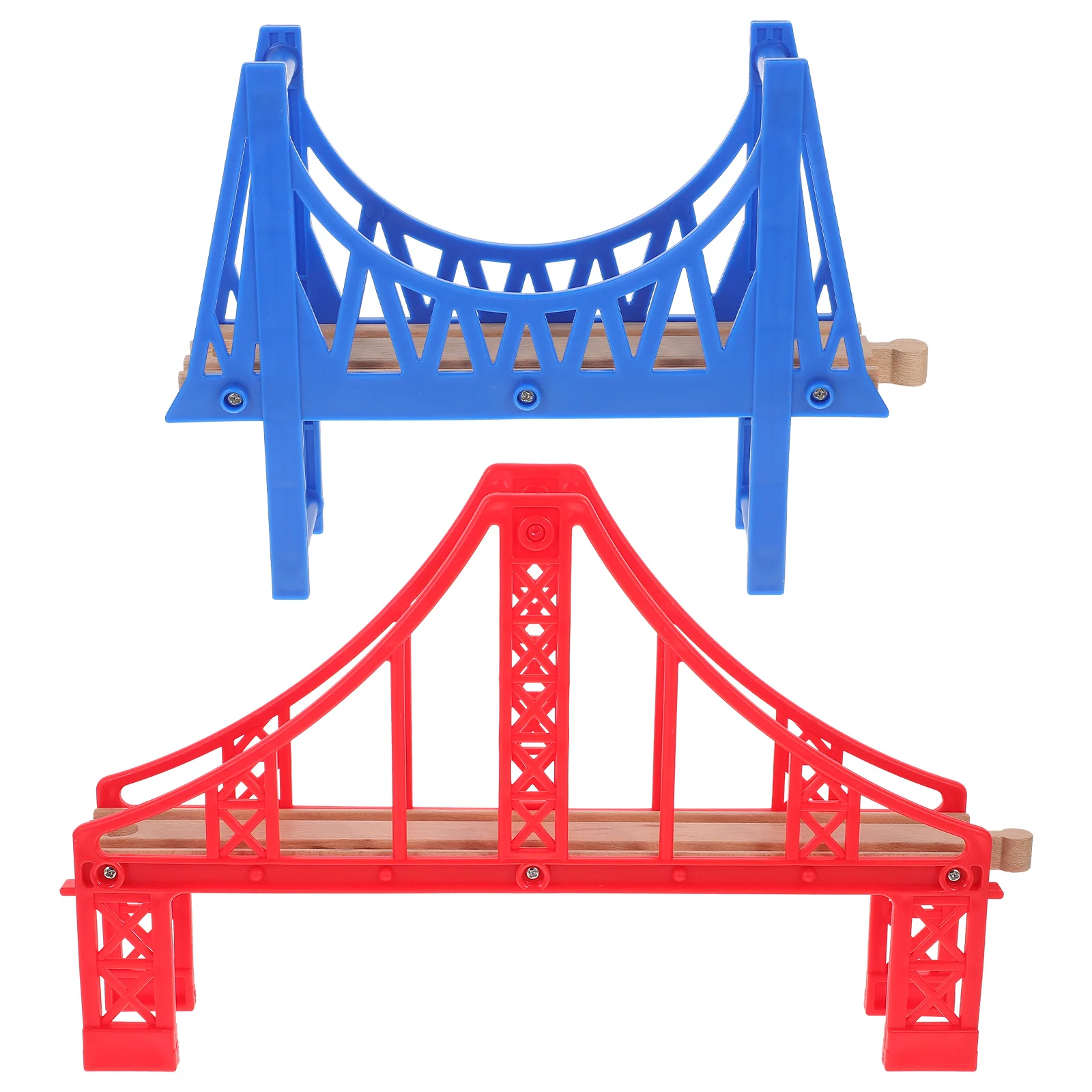 

2pcs Train Bridge Train Track Replacement Bridge DIY Train Track Bridge Model railway bridge model train bridge