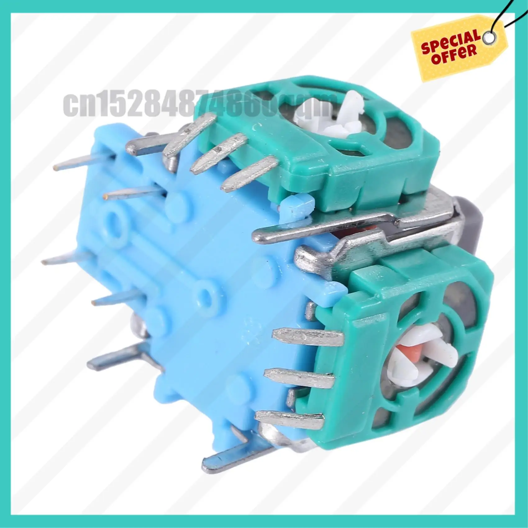 -ABJZ 2 قطعة/الوحدة عصا التحكم اليمنى/اليسار ثلاثية الأبعاد التناظرية عصا الاستشعار ل بلاي ستيشن 4 PS4 تحكم Dualshock 4 إصلاح جزء