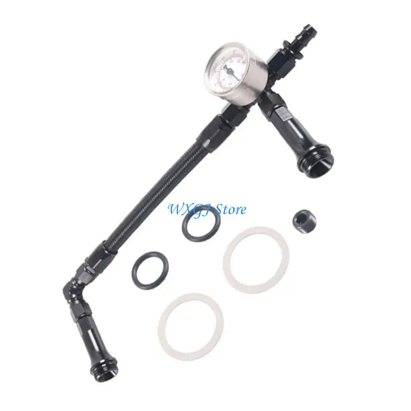 

37JE Carburetor Fuels Transfer AN6 Double Inlet Design Braided Hose for 4150