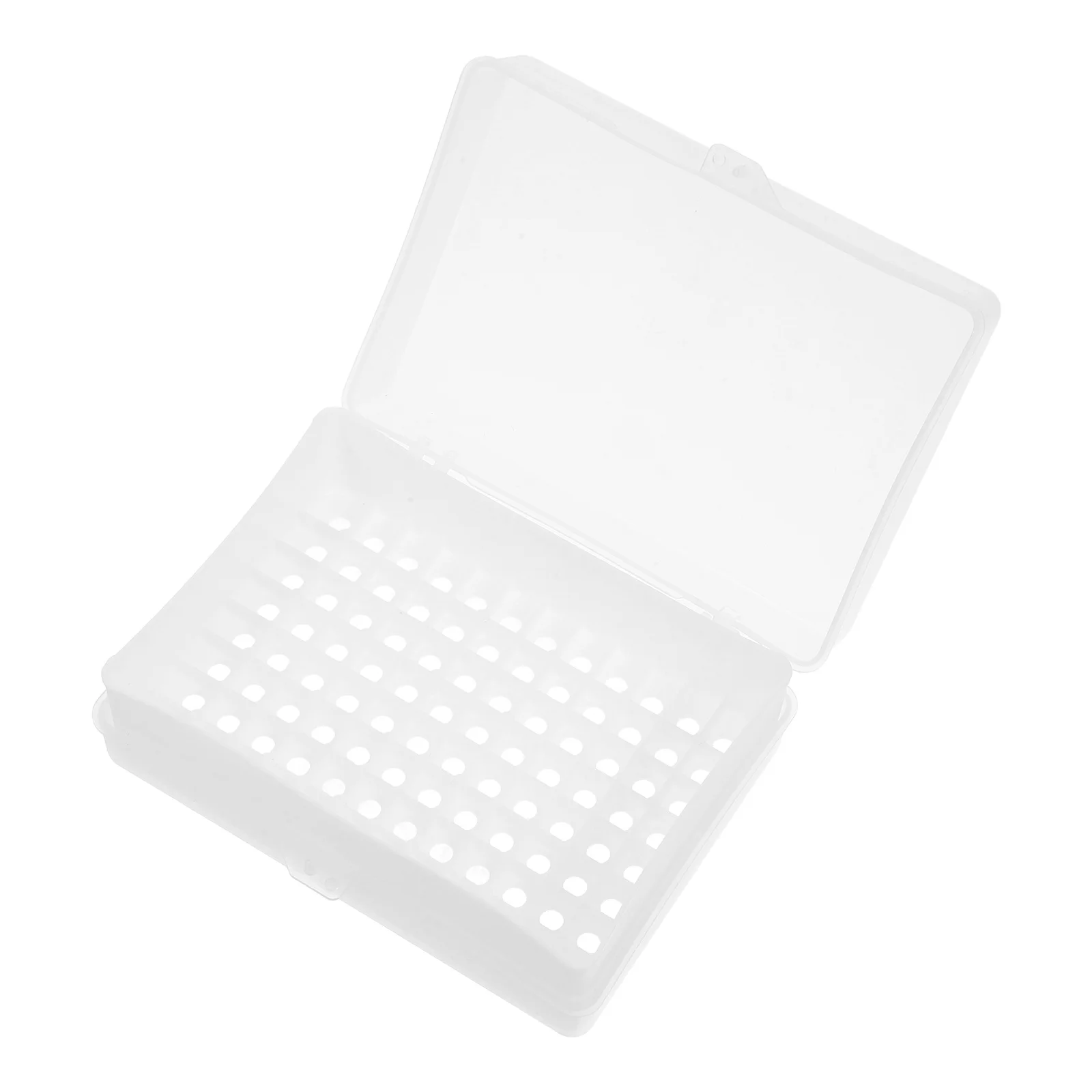 

Plastic Sample Storage Holder Secure Seal Test Vial Pipette Tip Rack Container For Laboratory