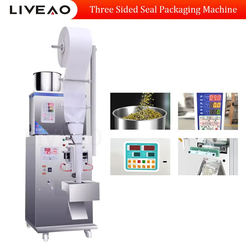 

Multi-Function Powder Granule Small Tea Bag Packing Machine Powder Granular Vertical Form Fill Seal Machine