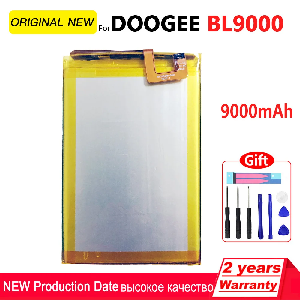 

100% Genuine Replacement Battery For Doogee BL9000 Mobile Phone Battery, 9000mAh Mobile Phone Replacement Battery + Free Tool