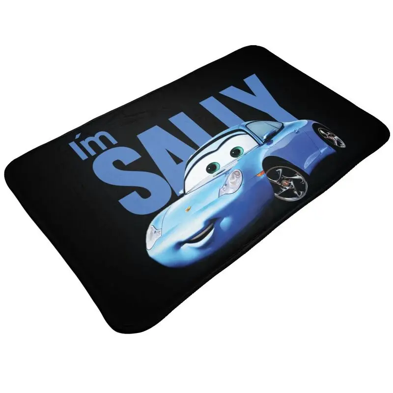 Custom Sally Carrera Cars Front Door Mat Anti-Slip Outdoor Quick Dry Doormat Floor Bath Entrance Rug Carpet