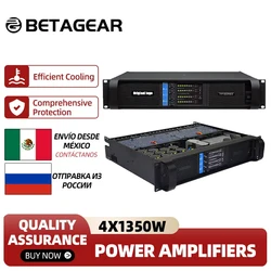 Betagear FP10000q 2500W 4 Channel Professional Power Amplifier For Subwoofer & Line Array Loudspeaker Amplificador 1350W 8Ohms