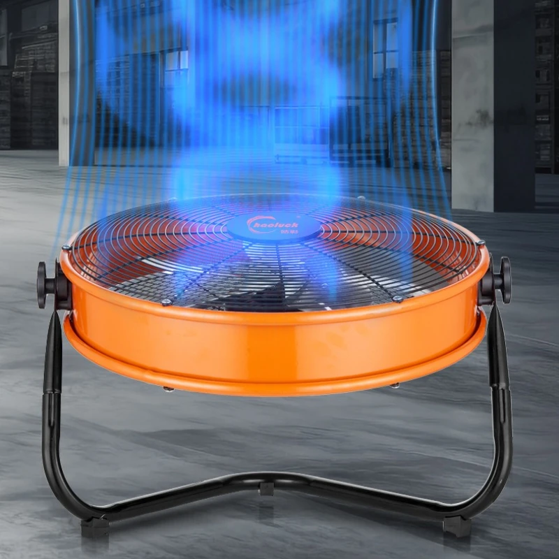 ‌ Ventilatore da pavimento di grado commerciale Scarico da cantiere con griglia di sicurezza rinforzata con lama in alluminio addensato a 4 velocità