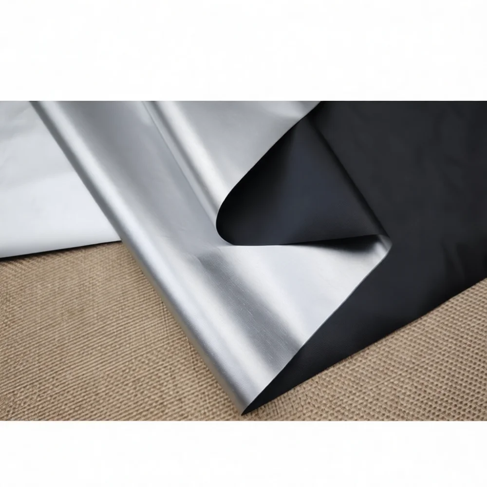 Professional Blackout Fabric Sun Protection Titanium Silver Coating Heat Blocking Material For Photography Studio Tent
